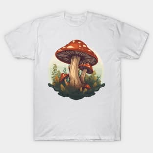 Mushrooms , Classic Illustration T-Shirt
